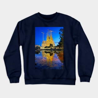 Nights of the Sagrada Familia Crewneck Sweatshirt